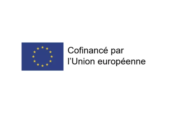 Logo précisant "Cofinancé par l'Union européenne".